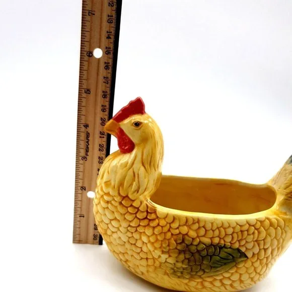 Storyteller Arts Rachael Elizondo Rooster Ceramic Dish Bowl Art Decor Kitchen - Picture 7 of 8